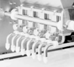 HQ-8ACF-100 Máquina automática de llenado de pasteles de ocho cabezales
